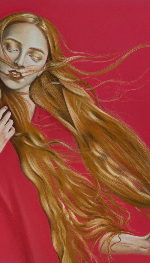 Girl with red hair by Inna Medvedeva
