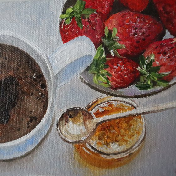 Coffee and Strawberries