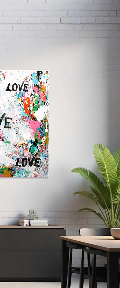 Abstracted love 7 by Isabelle Pelletane