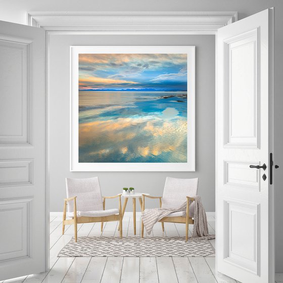 Impressionist Seascape - Reflecting on Blue