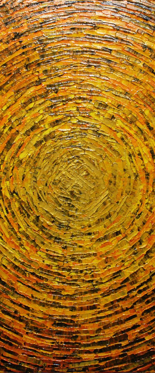 Shard of orange yellow color by Jonathan Pradillon