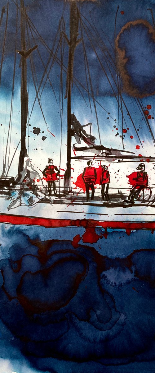 RED SAILS 6 -  series "Red Sails" by Valeria Golovenkina