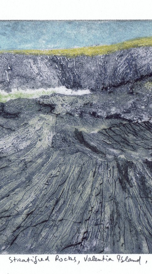 Stratified Rocks, Valentia Island by Aidan Flanagan Irish Landscapes