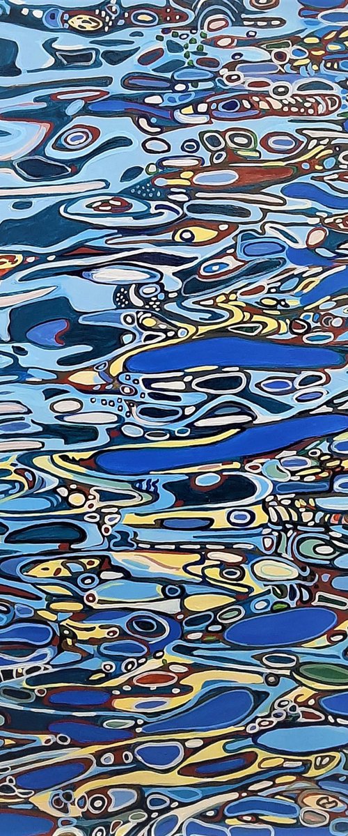 Water Reflection  No. 2 / 100 x 70 cm by Alexandra Djokic