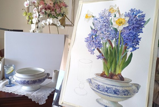 “Spring Lace in an Old Tureen”