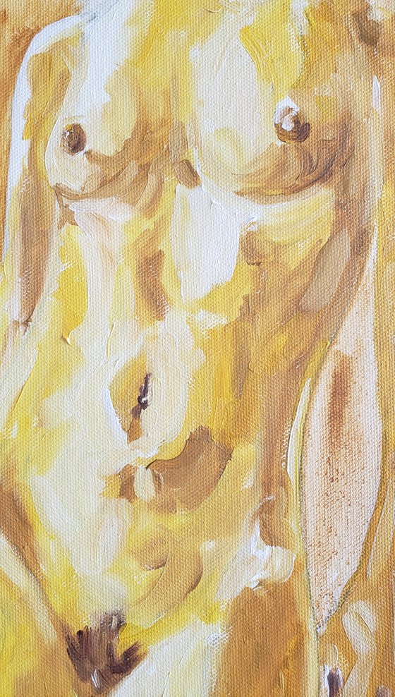 "Yellow" - Figure - Female Nude