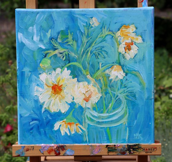 Spring Garden Flowers #3 Floppy Daisies