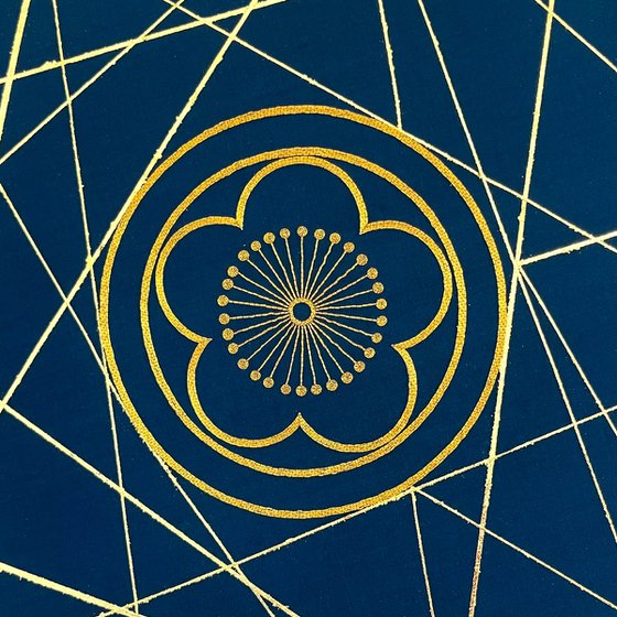 Plum Blossom ~Resilience~ (Kimono Upcycled )