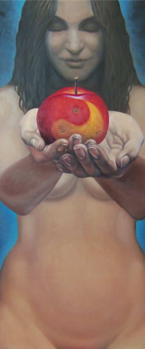 Eve 50x70cm, oil painting, ready to hang by Artush Voskanian