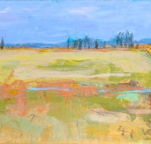 Yellow Grasses by Chrissie Havers