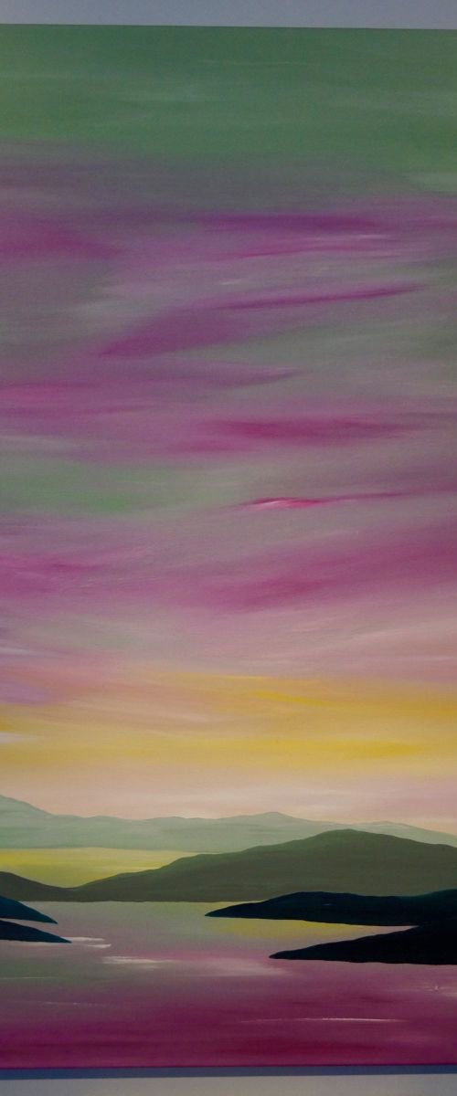 "Pink sky at night" by Rebecca  Mclean