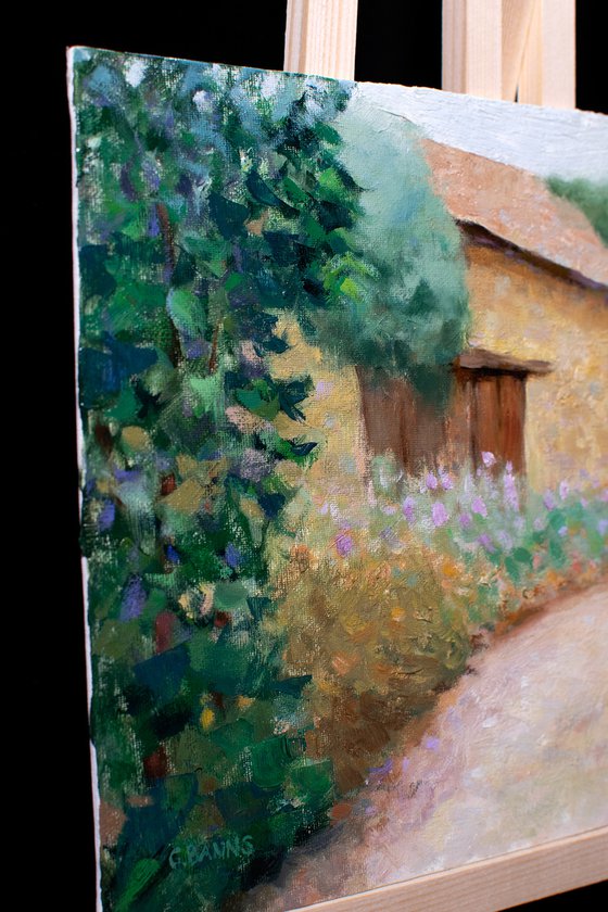 Impressionist Abandoned Barn in rural France