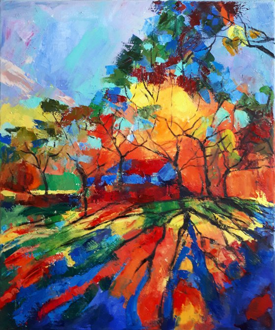 Colors and Shadows I  /  ORIGINAL OIL PAINTING