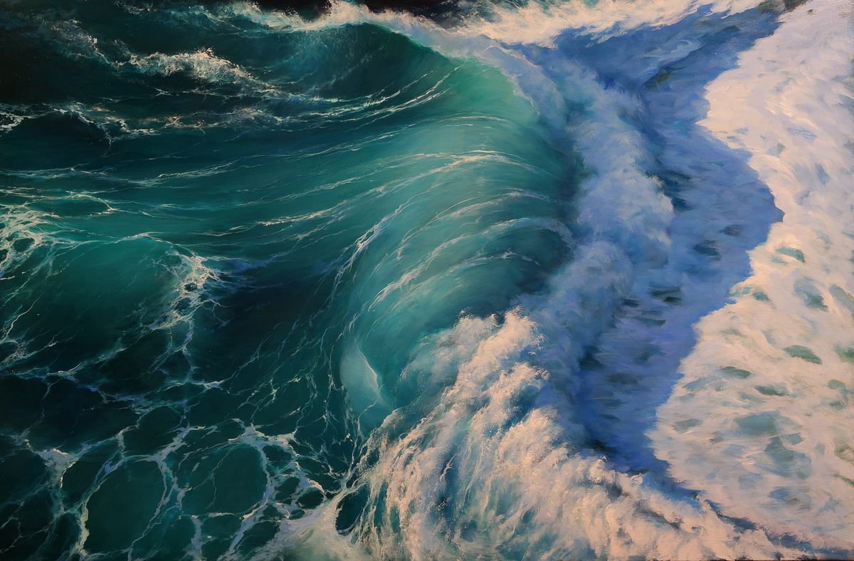 Sea foam by Gennady Vylusk