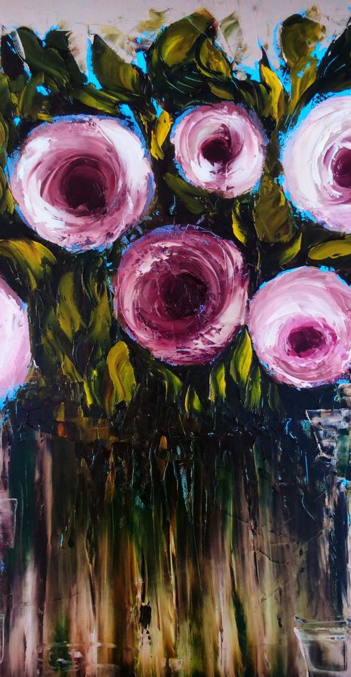 Bunch of roses by Katerina Kovalova