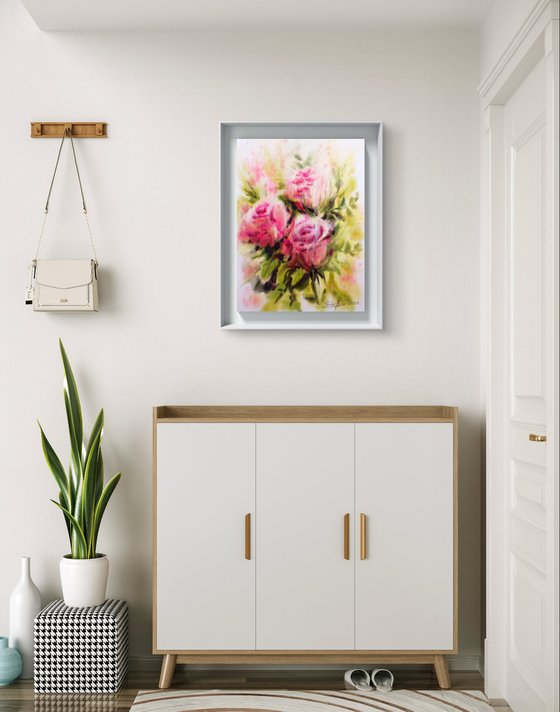 Roses. Original artwork .