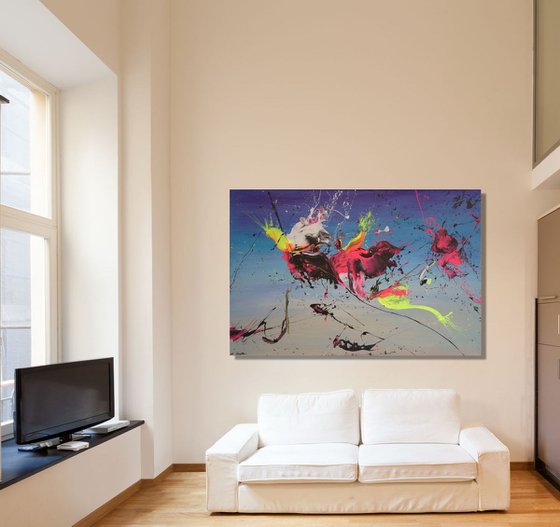 Spirits Of Skies 150010 (150 x 100 cm) ---CANVAS ONLY--- XXXL (40 x 60 inches) LIMITED TIME INTRODUCTORY REDUCED PRICE