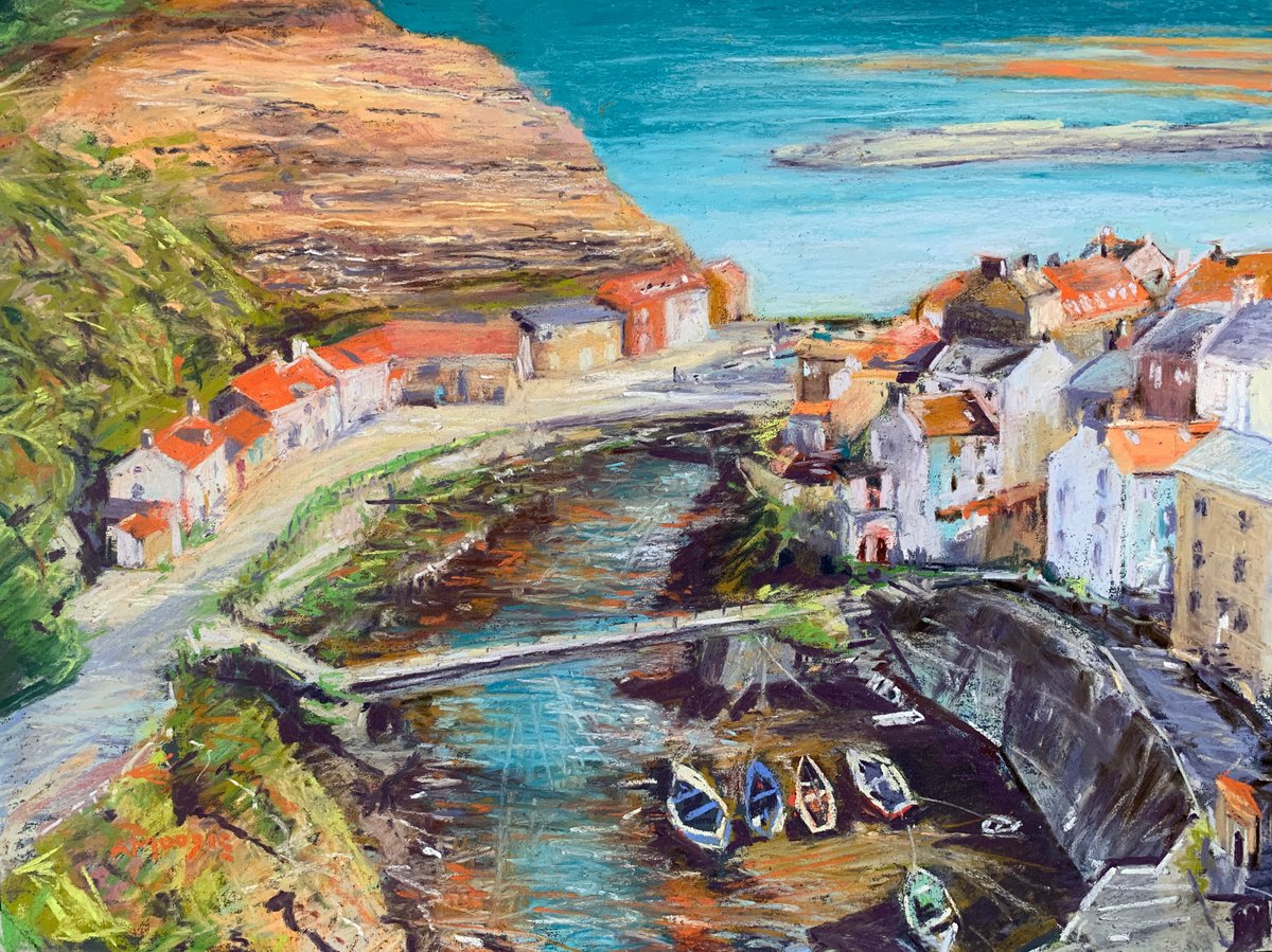 Staithes View by Andrew Moodie