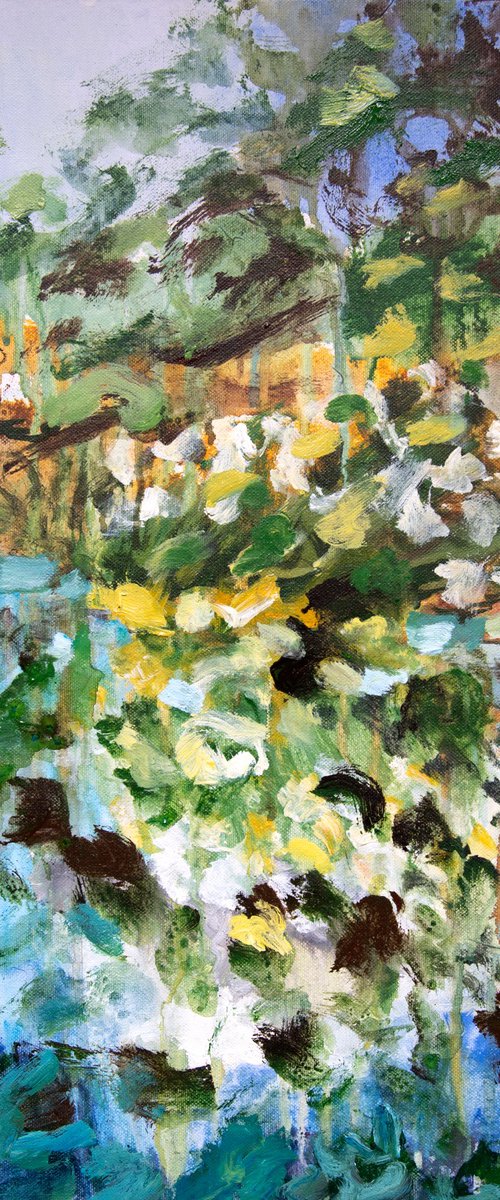 Cotton Grass Pond 5 by Elizabeth Anne Fox