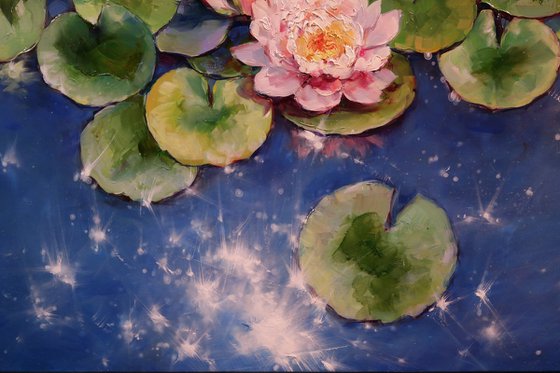 "Glare on the water"