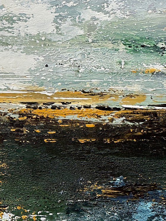 Ochre Light Over Silent Waters