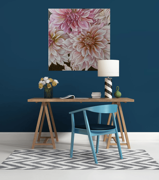 Soft Symphony of Dahlias