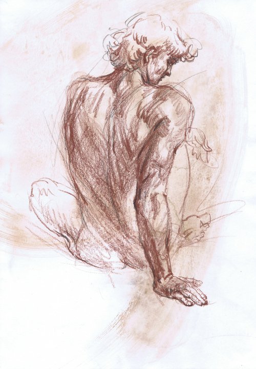 Serenade of Apollo - Male Sketches by Samira Yanushkova