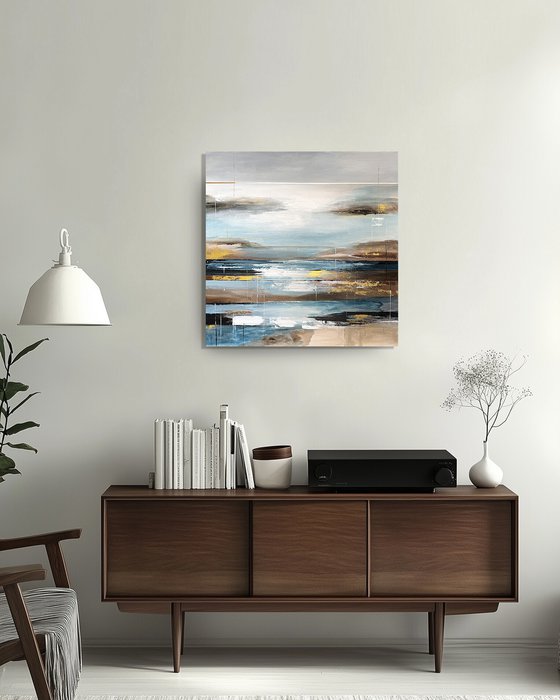 Teal Reflections of Daybreak