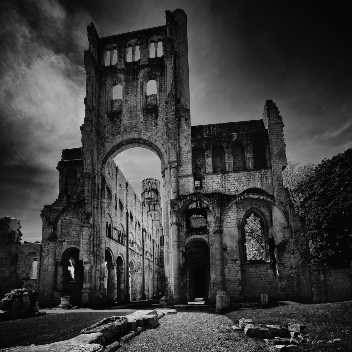 Photorealistic Cityscapes Photograph By Christian Schwarz, 17 X 17, The Witness, Original Artwork