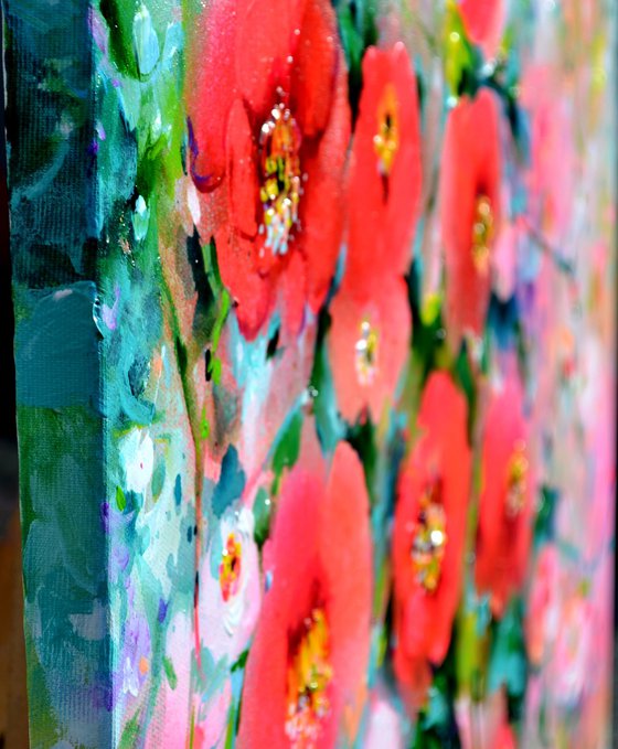 I've Dreamed 59 Pink and Red Camellias Field