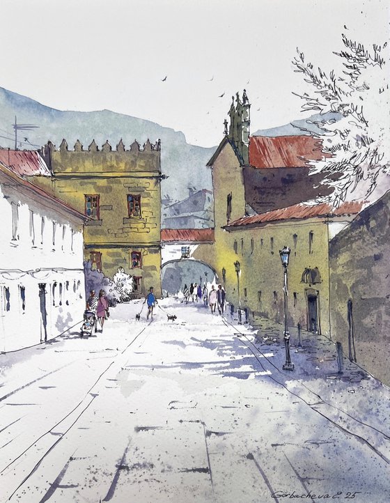 Streets of Galicia, Spain