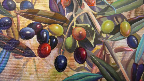 Olives, Oil Painting