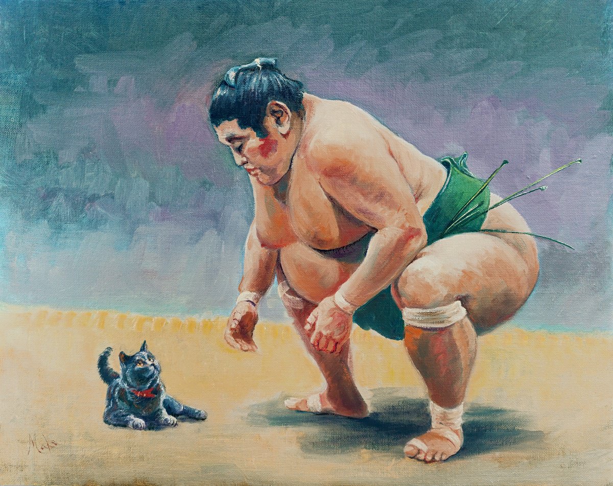 Expressive Portrait Oil Painting By Isabel Mahe, 24 X 20, ???? Sumo