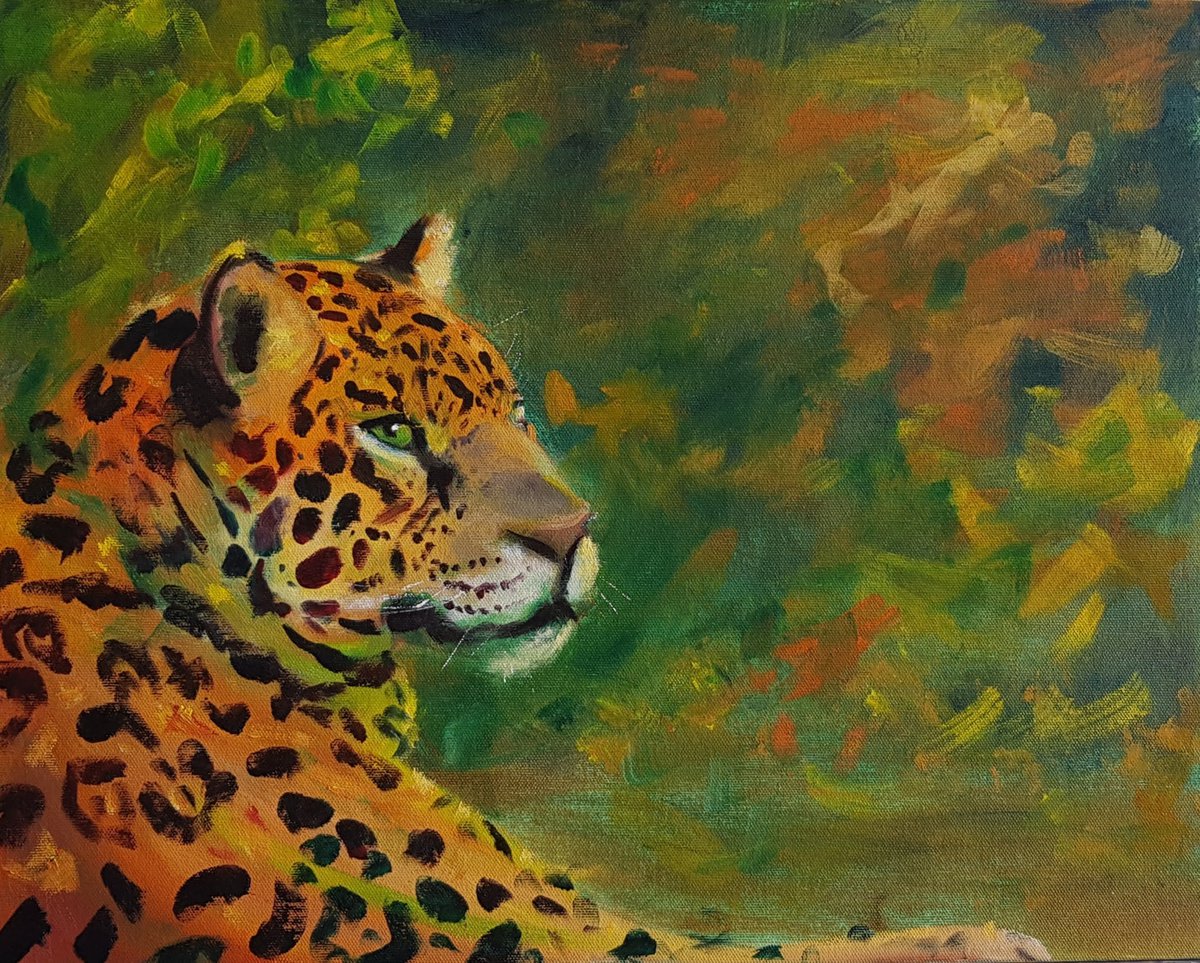 Onca pintada (Jaguar) by Ana Elisa Aguilera de Barros