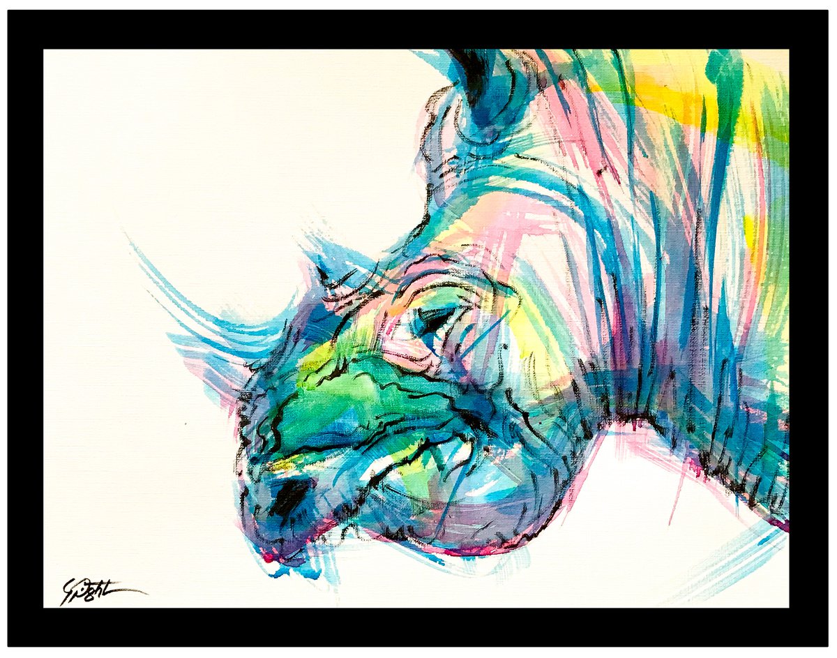 old rhino by Deke Wightman