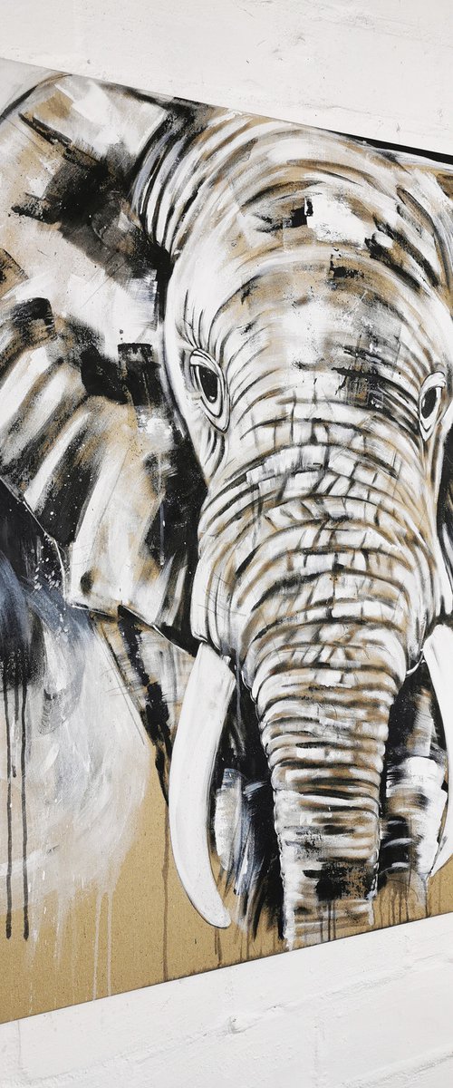 ELEPHANT #26 - Series 'One of the big five' by Stefanie Rogge