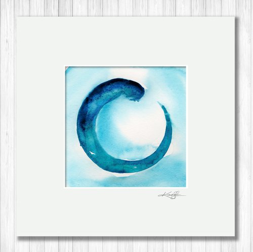 Enso Serenity 87 - Enso Abstract painting by Kathy Morton Stanion by Kathy Morton Stanion