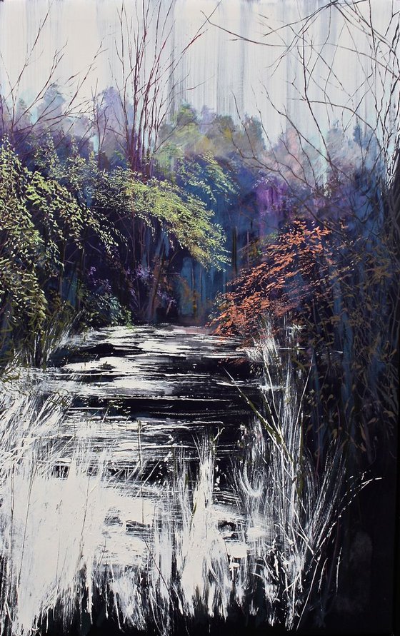 Ironbridge Gorge II (Large Landscape Painting)