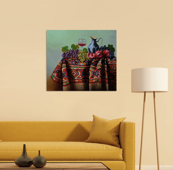 Still Life with Armenian Carpet