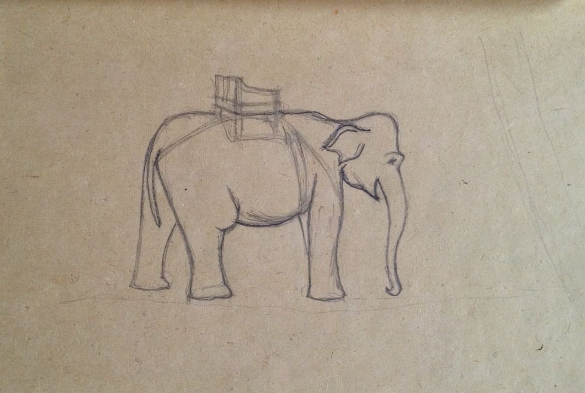 Elephant, Bali 1 by David Lloyd