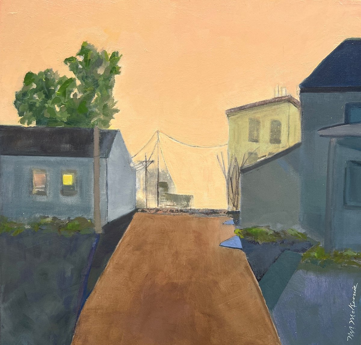 The End Of The Road By Maryanne Mckernie, 18 X 18, Artwork For Sale On Artfinder