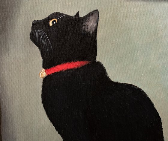 Cat Awaits the Apocalypse, You Think Dinner