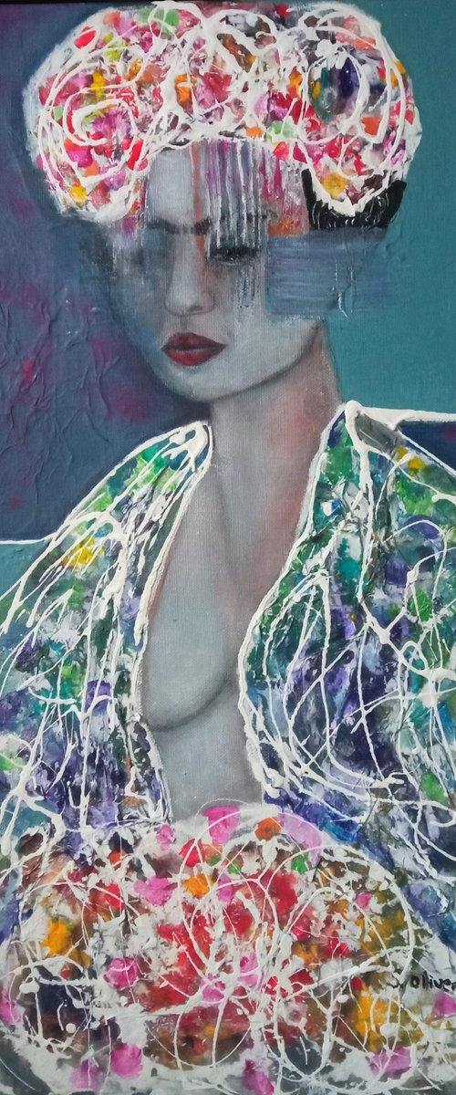 Icône: Frida Kahlo. by Sylvie Oliveri