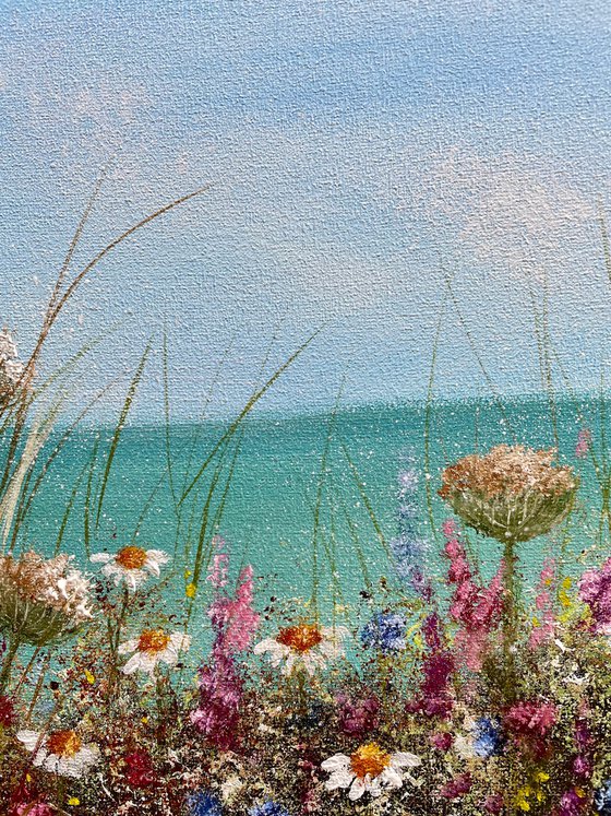 Seaside and meadow flowers