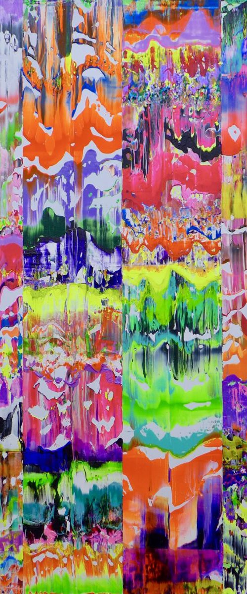 Flux Purple Lime Fuchsia 2017 by Colin McCallum