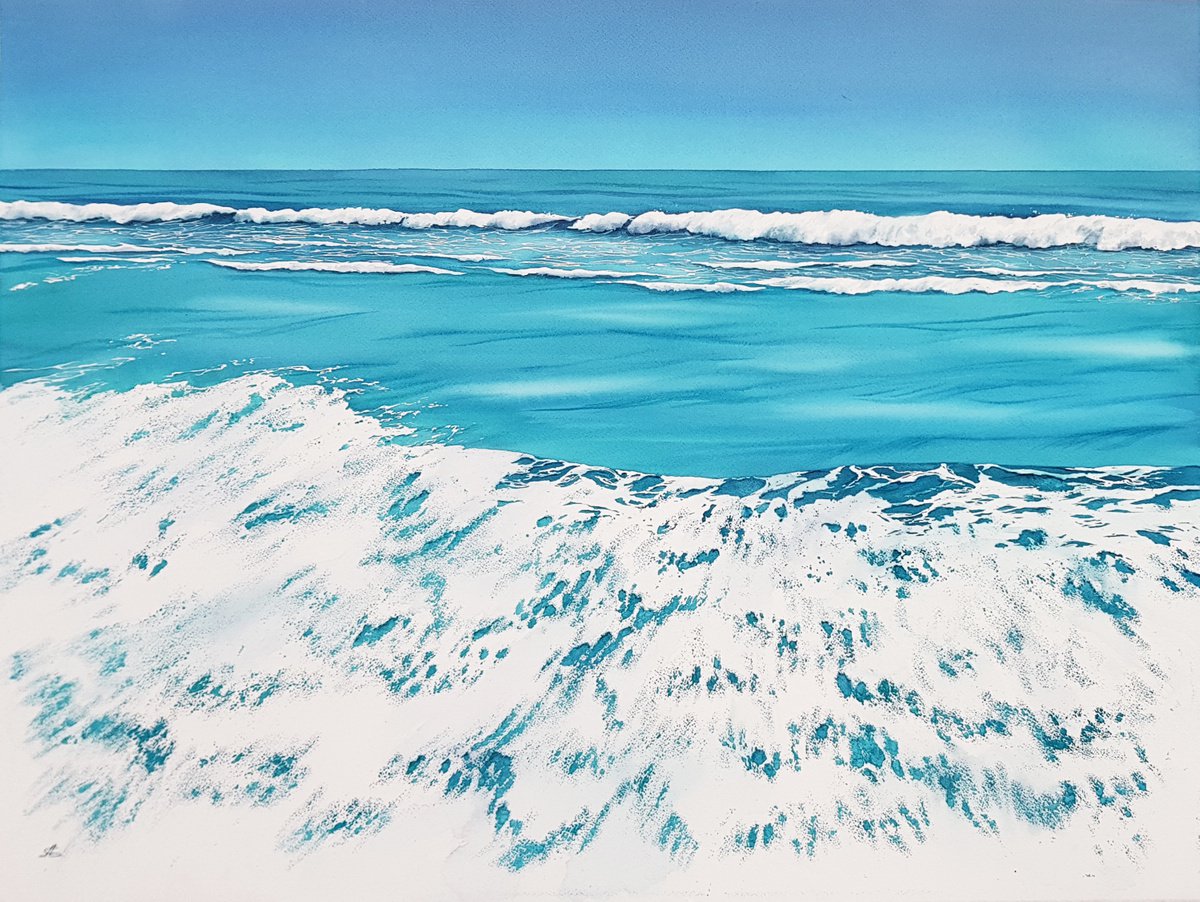 Seascape and waves #27 by Svetlana Lileeva