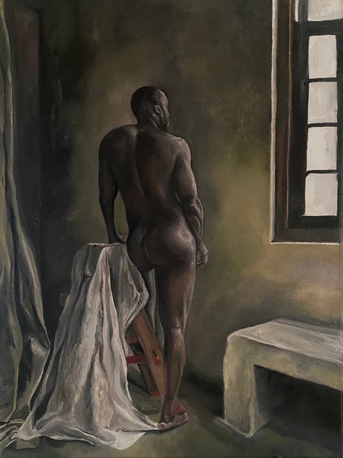 Back of a man study by Amelia Lovell