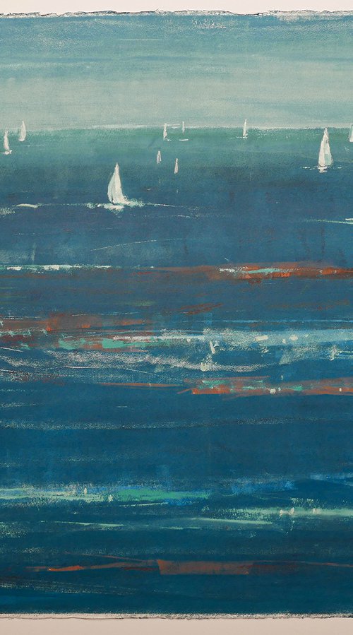 Sailing at Sundown by Isabel Hutchison