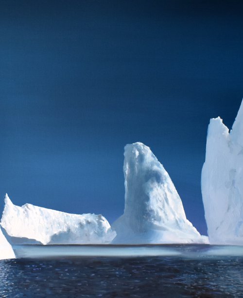 Ice Towers of Greenland by Trevor Salisbury