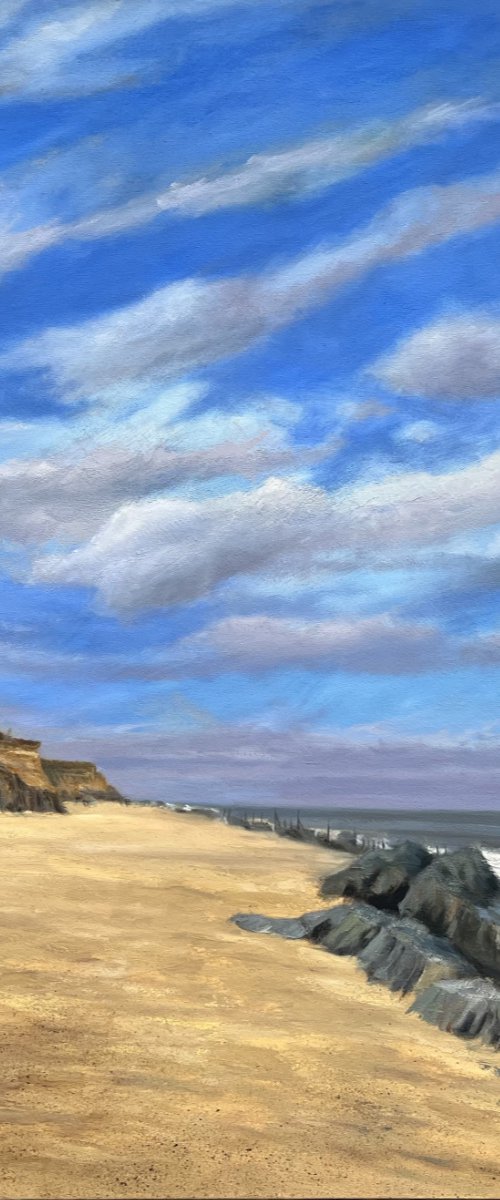 Happisburgh Beach by Ashley Baldwin-Smith